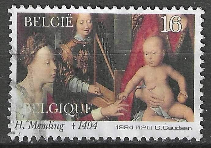 Belgie 1994 - Yvert/OBP 2570 - Hans Memling - 16 F. (ST), Verzenden, Gestempeld, Kunst
