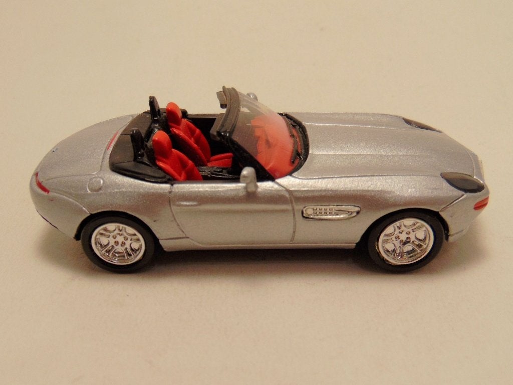 Bmw Z8 cabrio 1:43 Newray zilverkleurig, Ophalen of Verzenden, Auto