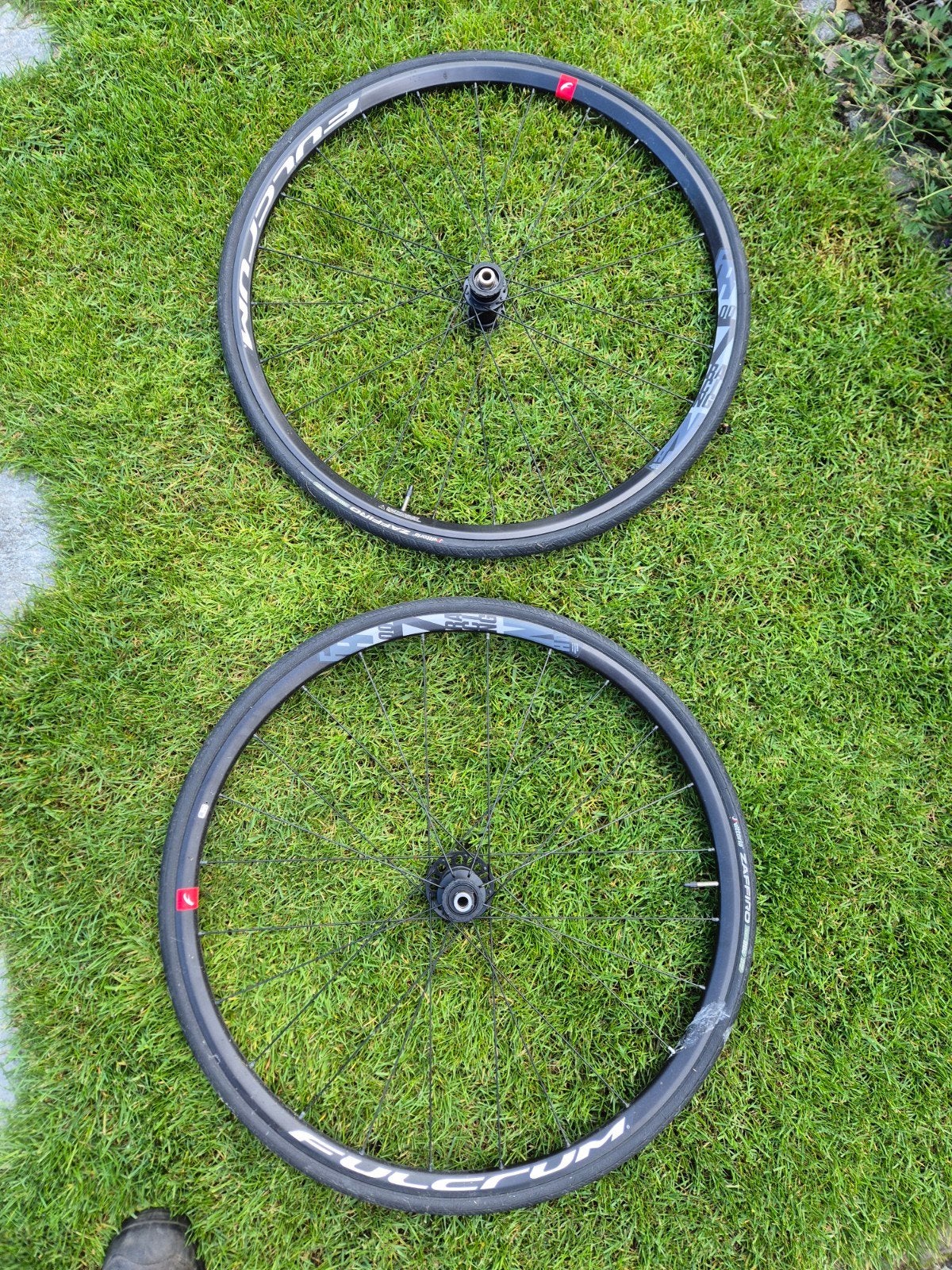 Fulcrum Racing 600 DB Wielset met Vittoria Zaffiro Banden, Fietsen en Brommers, Fietsonderdelen, Fulcrum, Zo goed als nieuw, Aluminium
