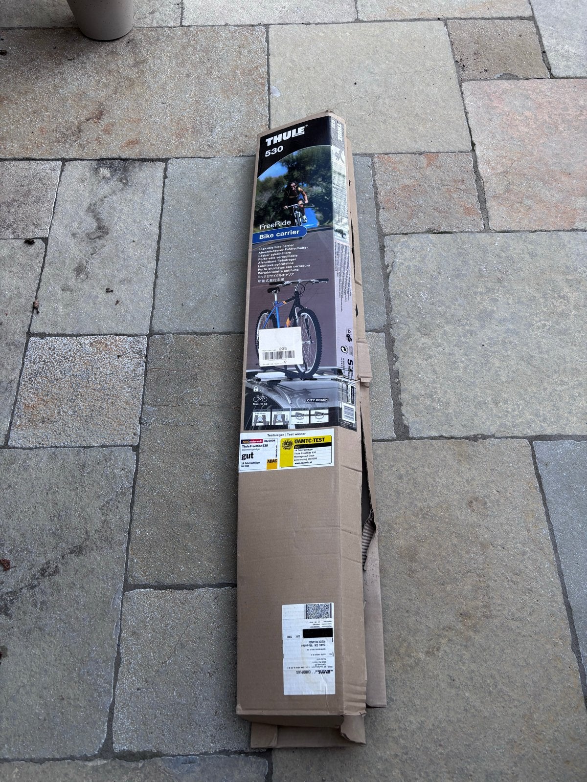Thule FreeRide 530 Fietsendrager - Dakdrager, Ophalen, 1 fiets, Zo goed als nieuw, Dakdrager