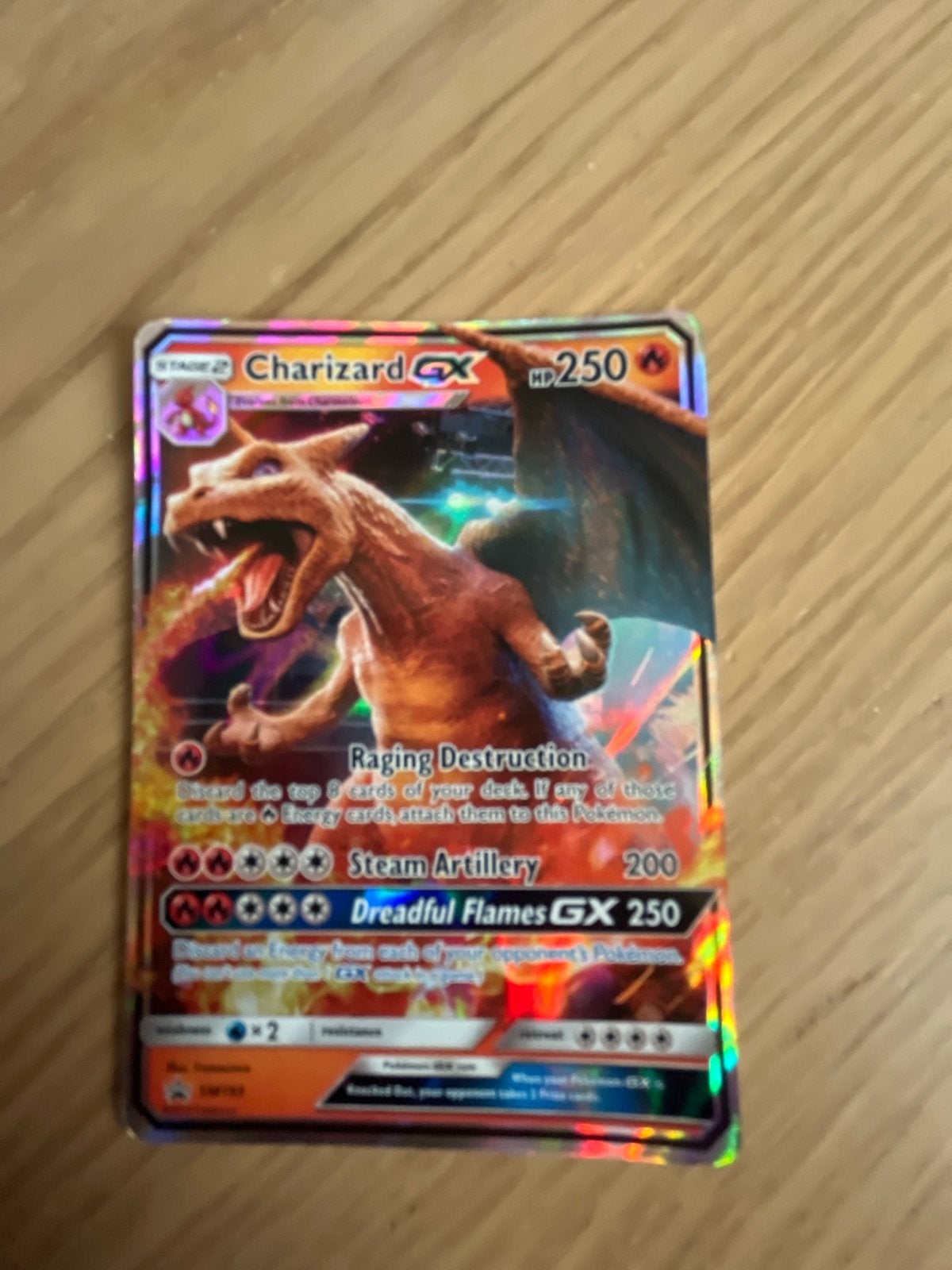 Charizard GX Pokémon kaart - Zo goed als nieuw, Ophalen of Verzenden, Zo goed als nieuw, Losse kaart, Foil