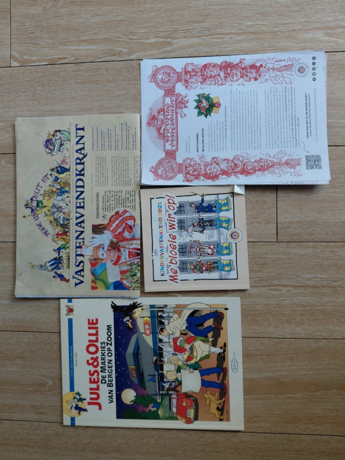 Vastenavend/ gratis, Ophalen
