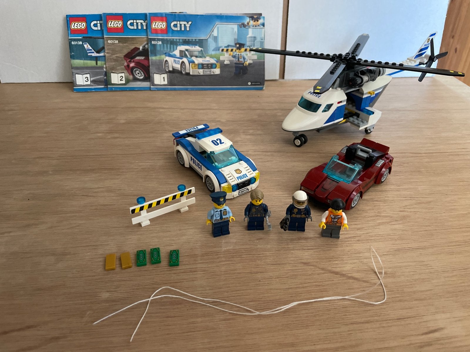 Lego City Politie Achtervolging 60138, City, Lego, Ophalen of Verzenden, Zo goed als nieuw