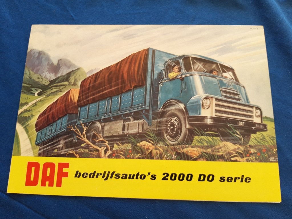 folder DAF 2000 DO serie - Nederlands, Ophalen of Verzenden, Zo goed als nieuw, Overige merken, DAF Trucks