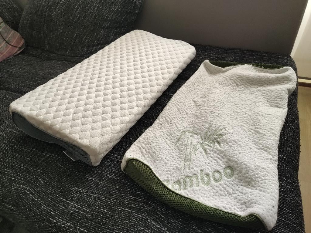 Lifetec Premium Pro Wave Large ergonomisch hoofdkussen, Gebruikt, Eenpersoons, Wit, Ophalen of Verzenden