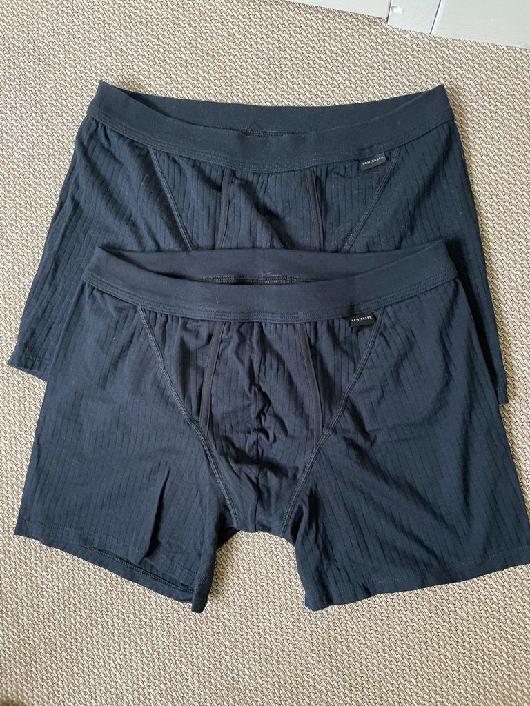 2 x Schiesser boxershort Maat XL / 7 NIEUW, Ophalen of Verzenden, Blauw, Schiesser, Boxer