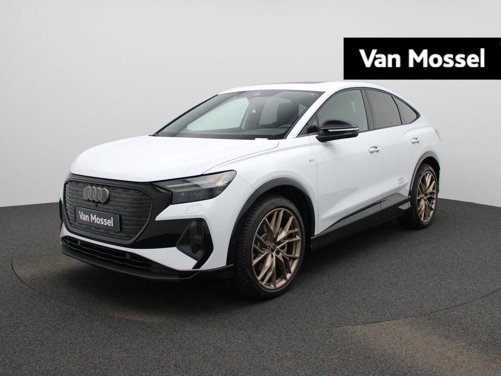 Audi Q4 Sportback e-tron 45 S Edition 82 kWh | S-line l SoH, Auto's, Audi, 12 maanden, Achterwielaandrijving, Gebruikt, Zwart
