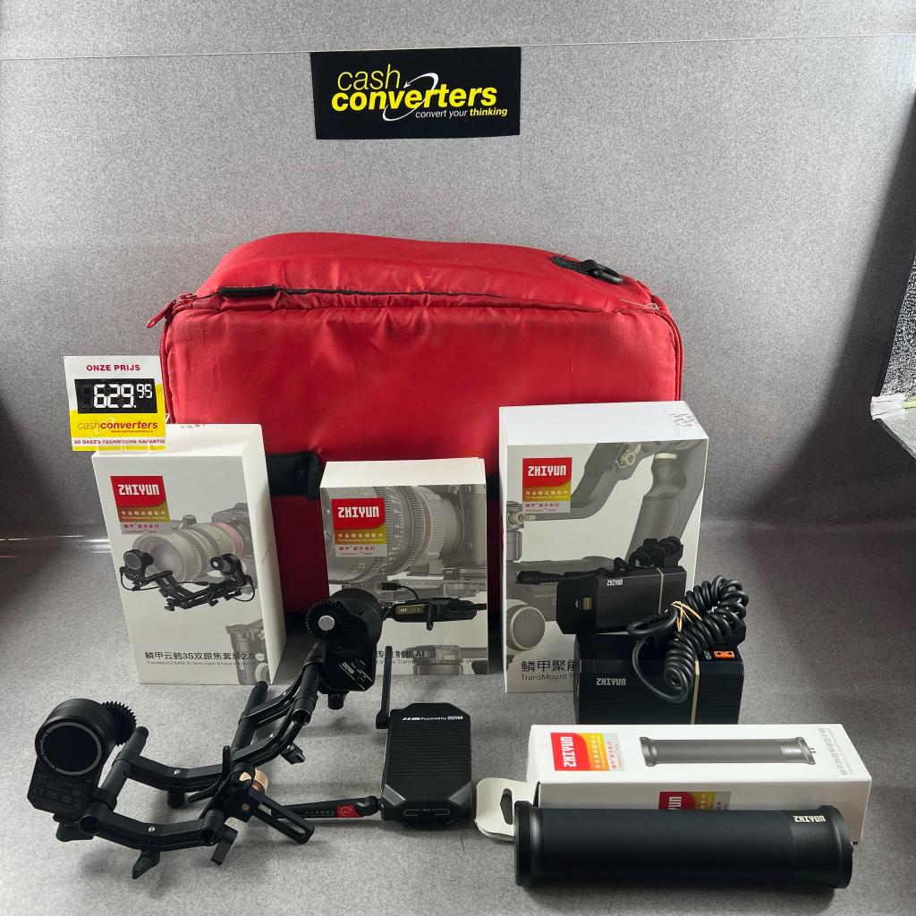 Zhiyun Crane 3S servozoom,transmitter,handle,battery| 402597, Audio, Tv en Foto, Fotografie | Statieven en Balhoofden, Ophalen of Verzenden