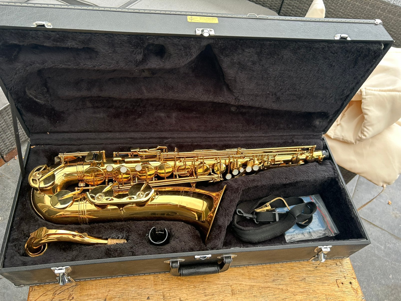 Jupiter JTS-787 tenorsax, Muziek en Instrumenten, Blaasinstrumenten | Saxofoons, Ophalen, Gebruikt, Tenor, Met koffer