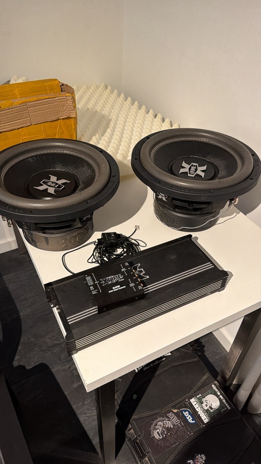 Xfire High-End / SPL Subwooferset | 2x XFR12 | EFX-3000D, Ophalen, Gebruikt