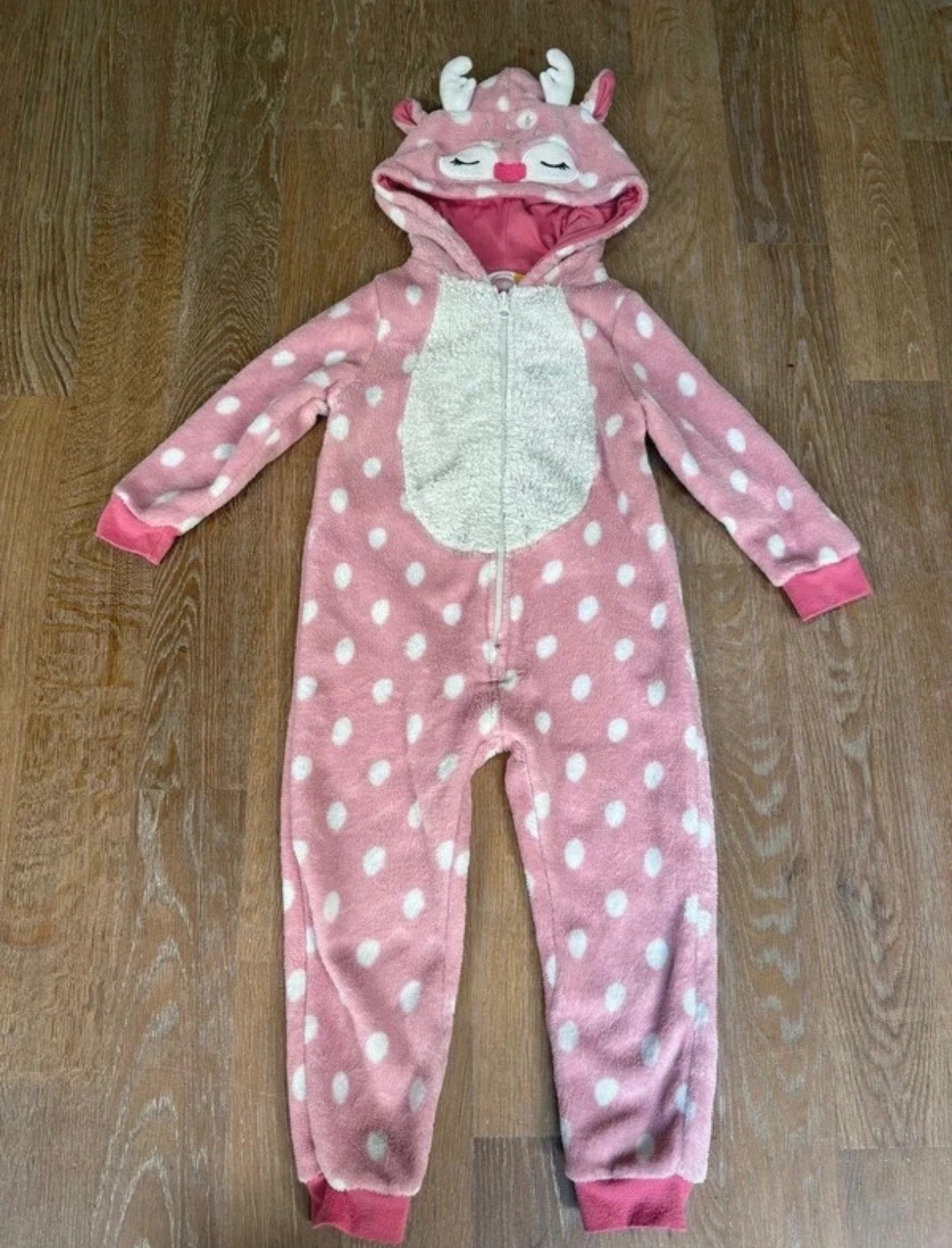 Roze babyhertje onesie / huispakje, maat 98, Kinderen en Baby's, Ophalen of Verzenden, Gebruikt, Meisje, Overige typen