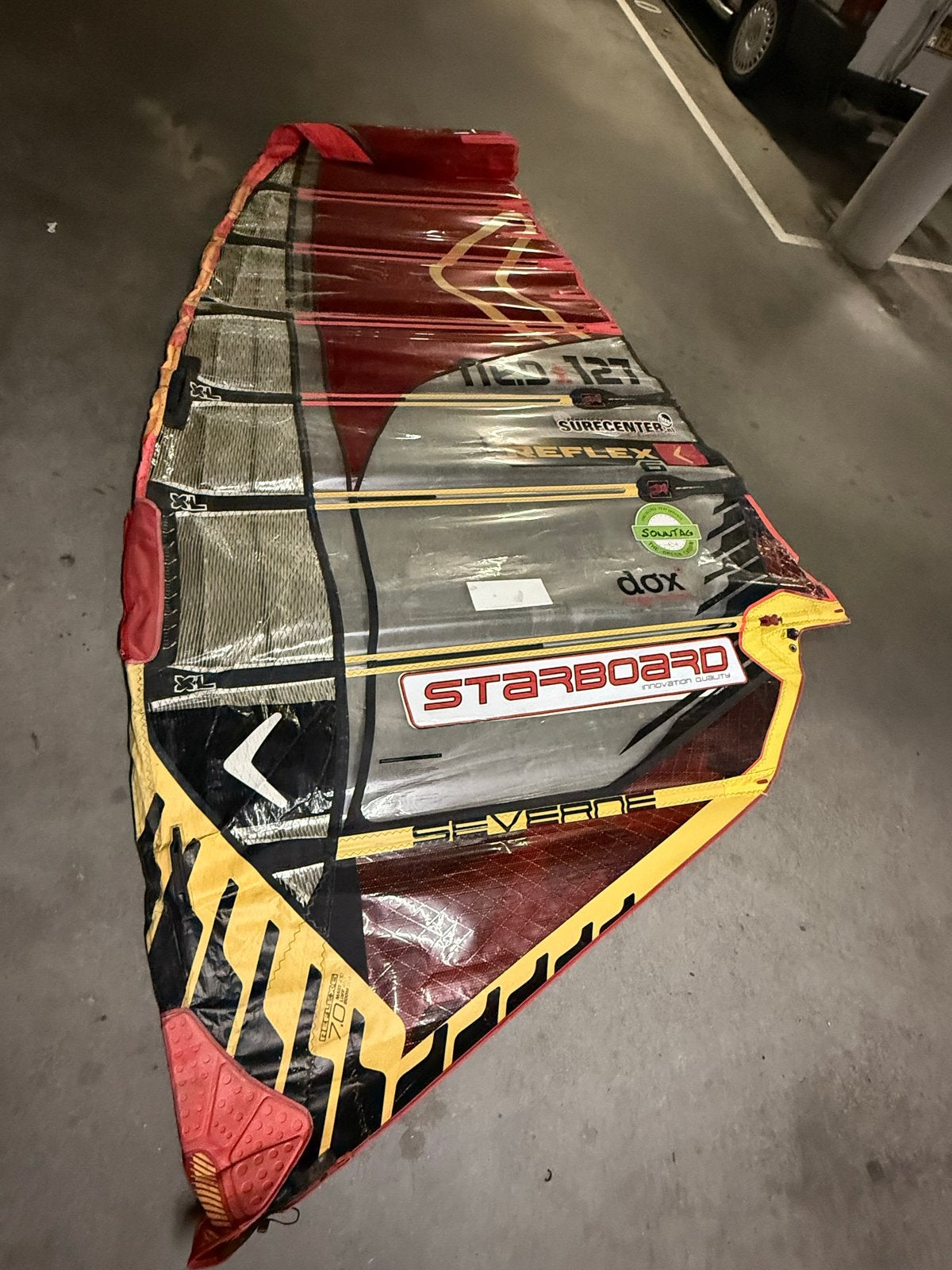 Severne Reflex 7.0 windsurfzeil, 6.5 m² tot 8 m², Ophalen of Verzenden, Severne, Zeil