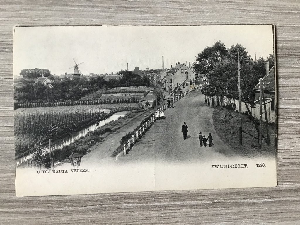 Zwijndrecht ca 1910-15 uitg. Nauta, Verzenden, Voor 1920, Ongelopen, Zuid-Holland