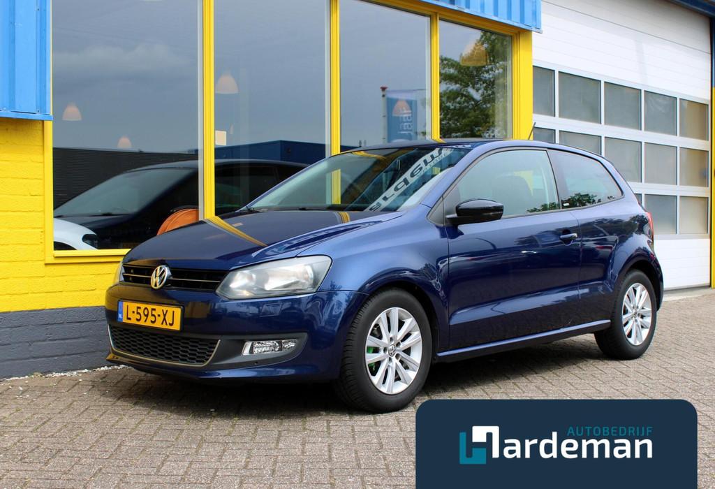 Volkswagen Polo 1.2 Style Carplay Trekhaak, Auto's, Volkswagen, Voorwielaandrijving, Euro 5, 967 kg, Blauw