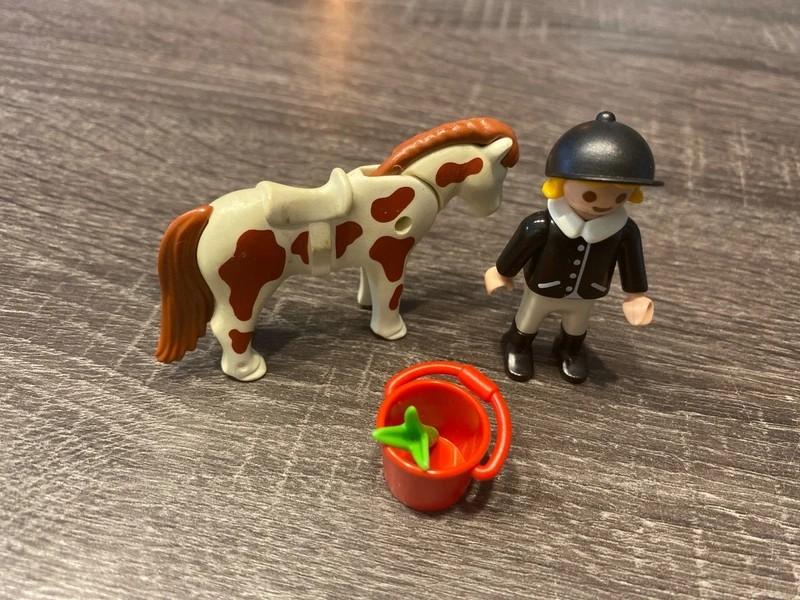 Playmobil meisje met pony - Set 4641, Ophalen of Verzenden, Gebruikt, Complete set