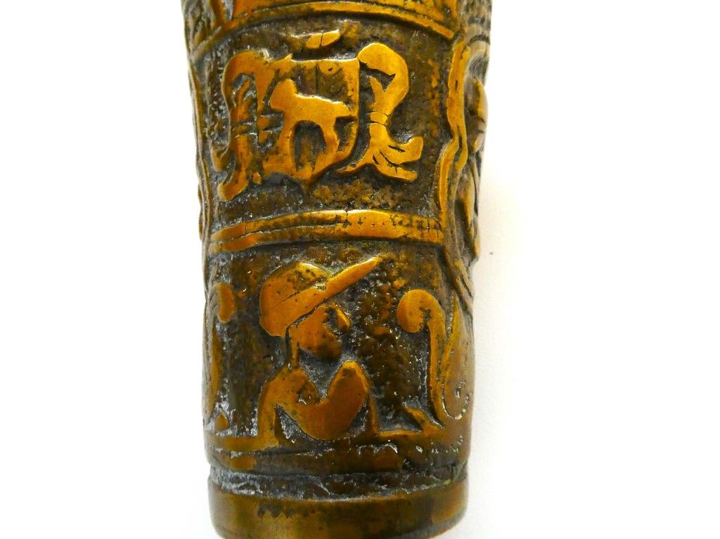 Een bronzen wijwateremmer met tekst Non Libertatis Princeps, Antiek en Kunst, Ophalen of Verzenden