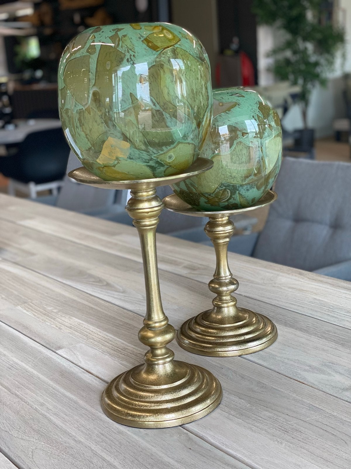 Unieke set nieuwe windlichten Diga Colmore, Ophalen, Windlicht, Nieuw, Glas