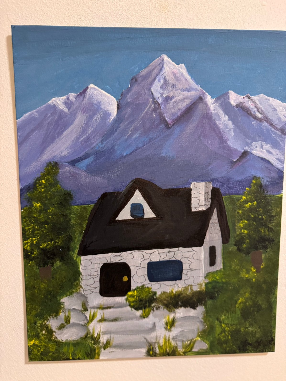 Handgeschilderd schilderij, Ophalen of Verzenden