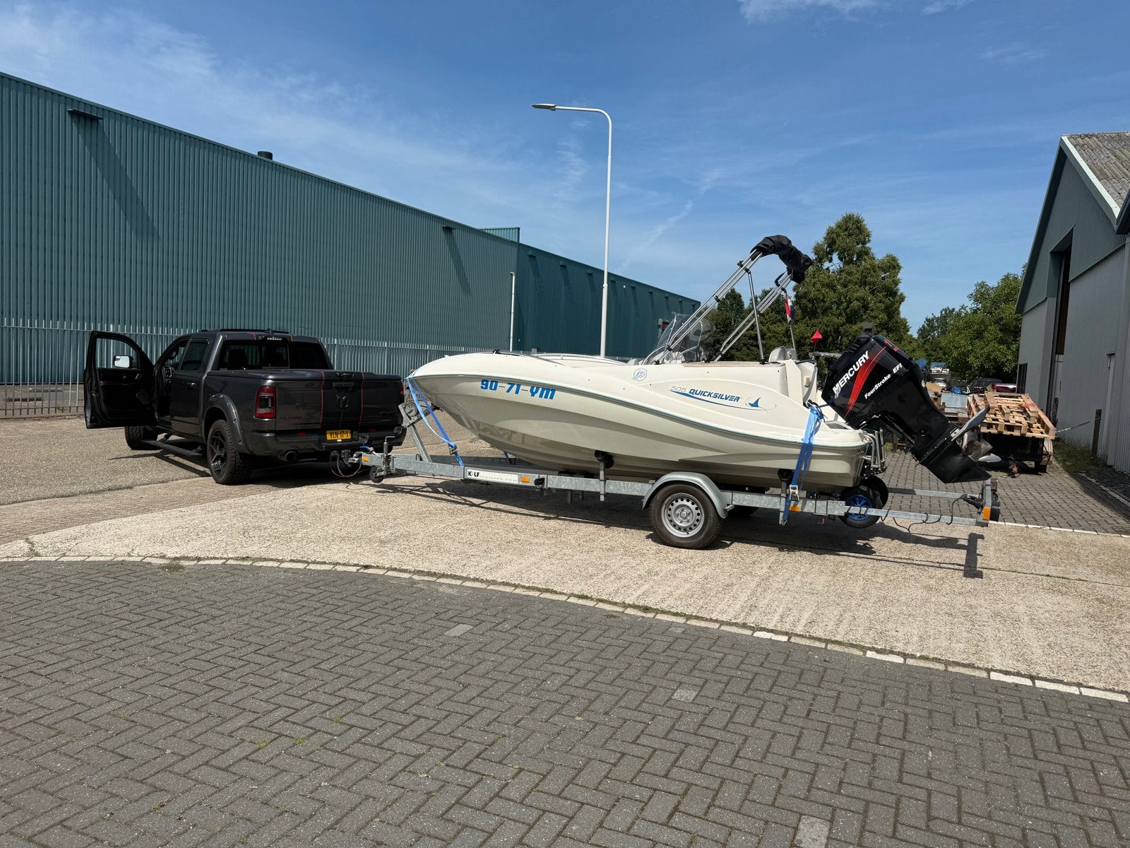 Quicksilver 505 Commander Mercury 115 pk EFI VAARKLAAR !, Gebruikt, 115 pk, Quicksilver, Elektrische start