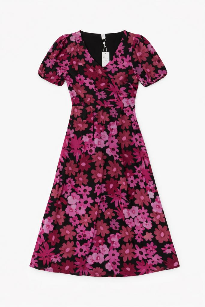 Fabienne Chapot jurk met bloemenprint, Overige kleuren, Ophalen of Verzenden, Zo goed als nieuw, Maat 36 (S)