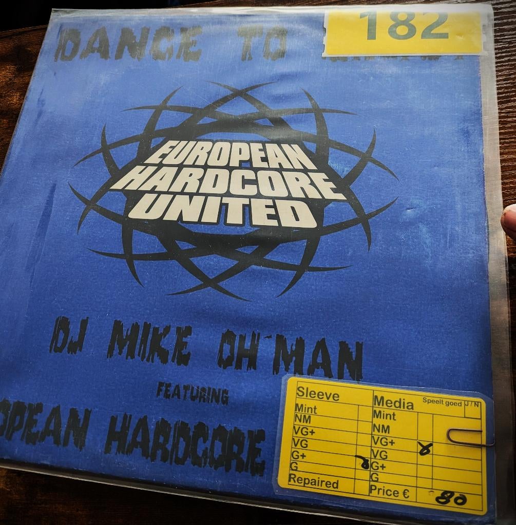 DJ Mike Oh'Man - Dance To E.H.U., Gebruikt, 1990 - 1999, Techno of Trance, Ophalen of Verzenden