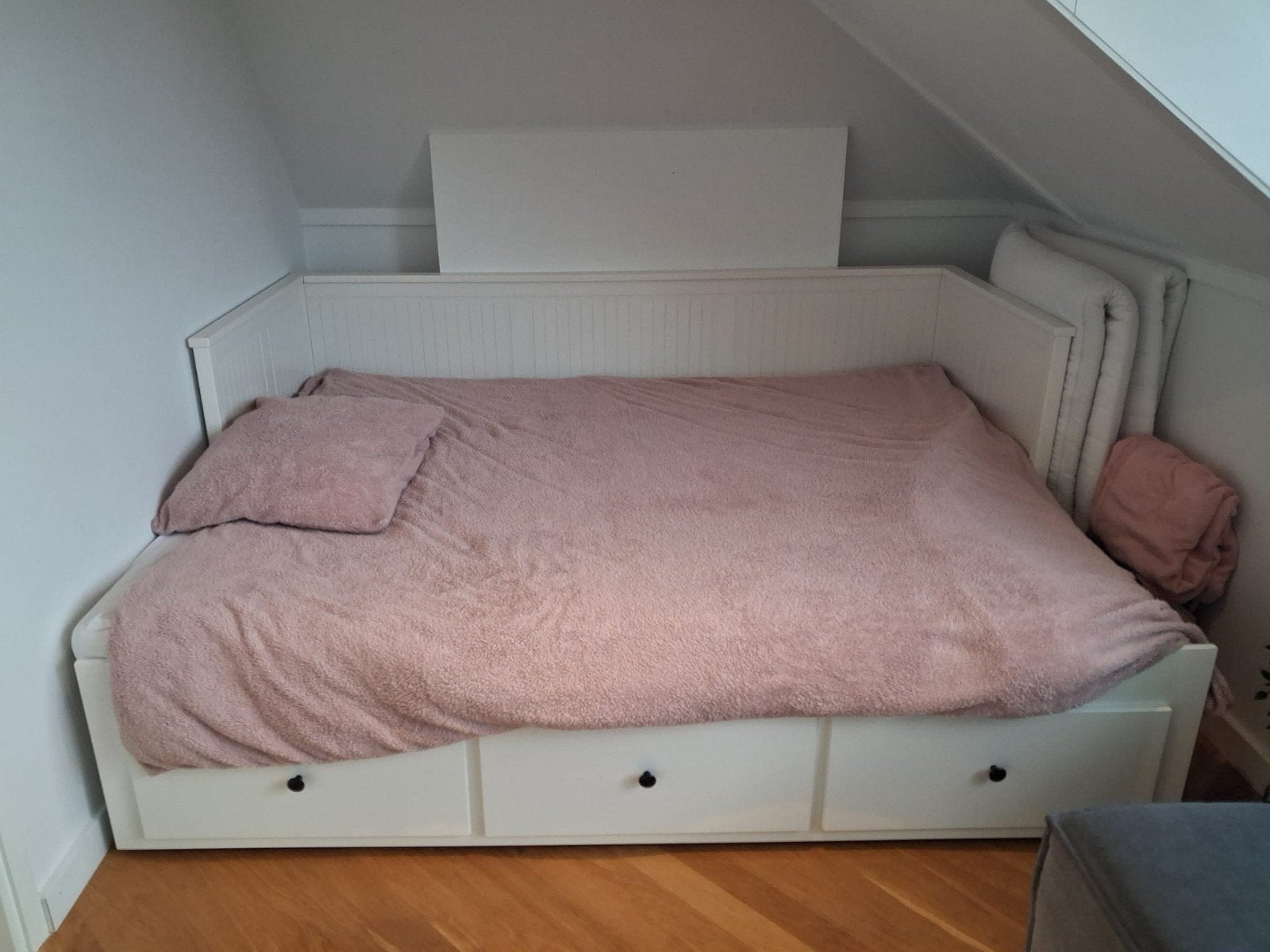 IKEA Hemnes Bedbank | kleur wit | incl. 2 matrassen, Ophalen, Gebruikt, Eenpersoons, Wit