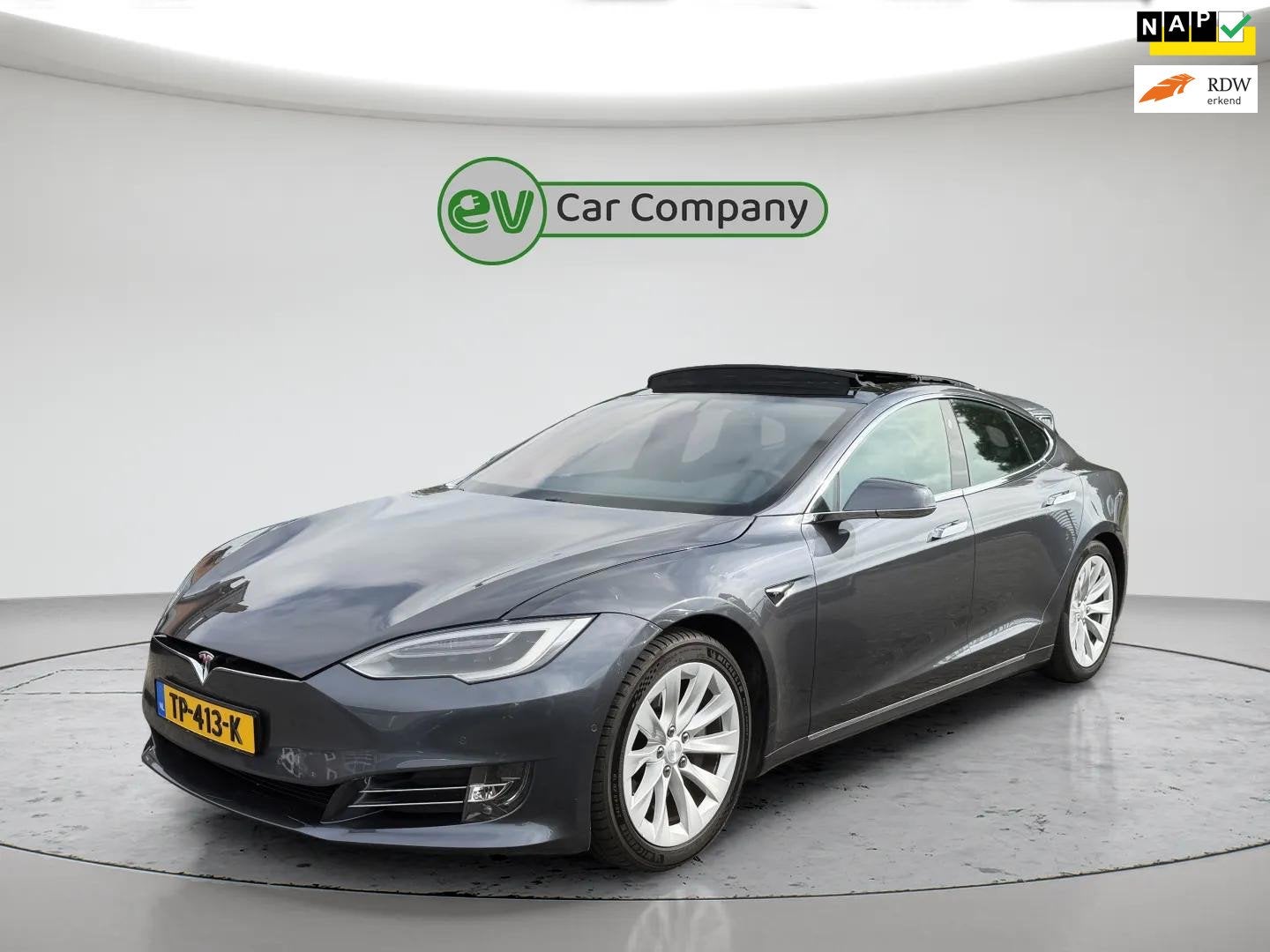 Tesla Model S 75D Base | SOH 88% | Panoramadak | Luchtvering, Gebruikt, Model S, Origineel Nederlands, Automatische klimaatregeling