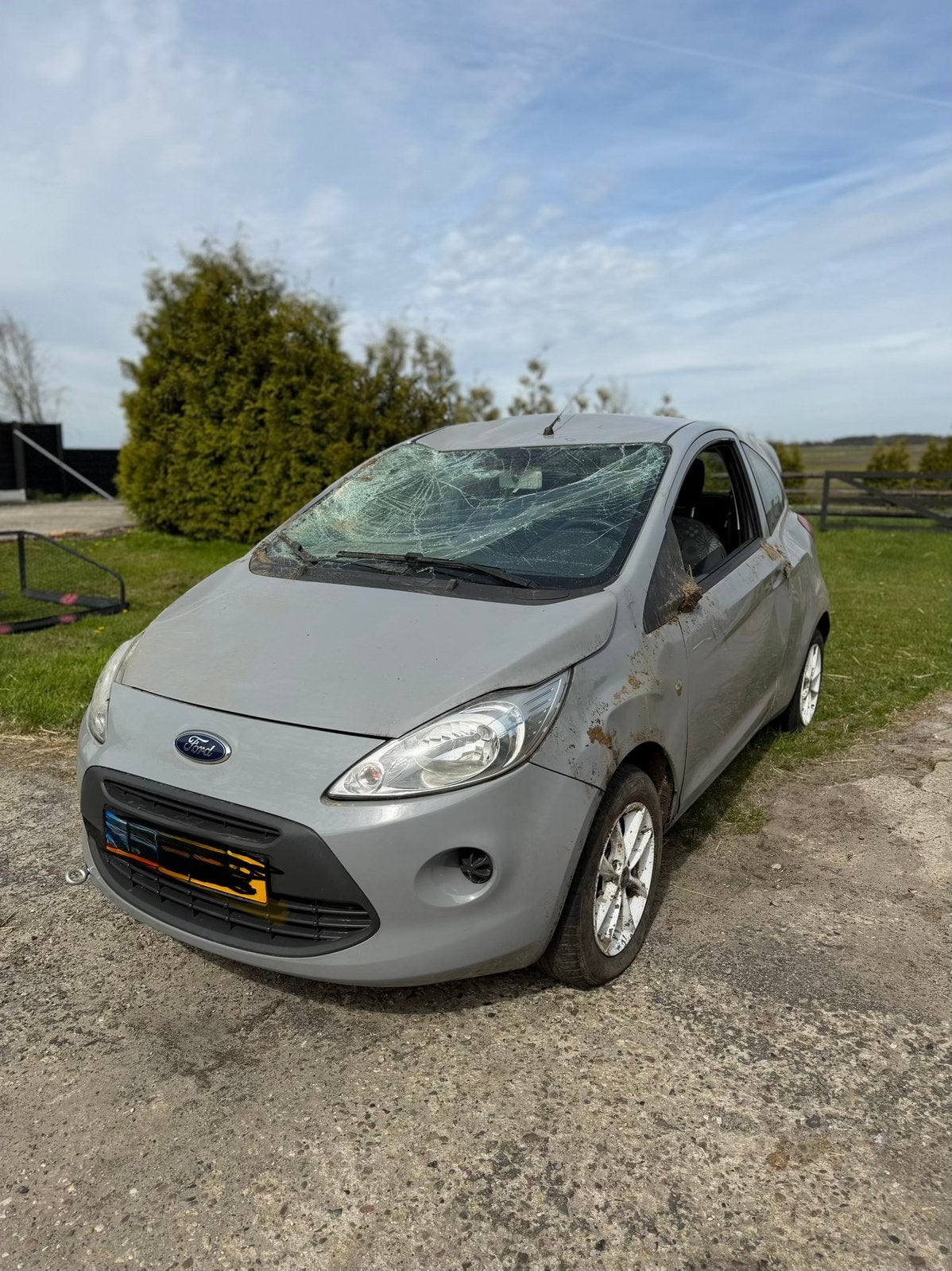 Ford ka 2014 29DKM NAP, Auto diversen, Ophalen, Volkswagen, Handgeschakeld, Zilver of Grijs