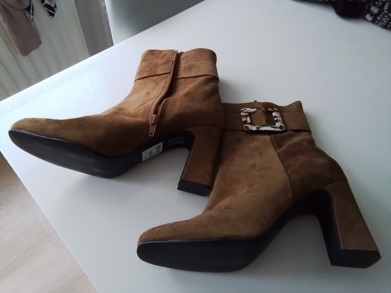 Manfield enkellaarsjes maat 41 nieuw, Bruin, Lage of Enkellaarzen, Nieuw, Ophalen of Verzenden