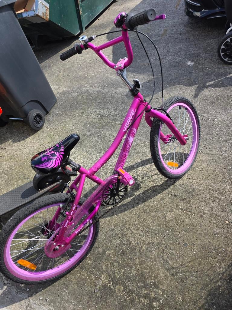 Roze kinderfiets Verve 20 inch - Zo goed als nieuw, Fietsen en Brommers, Fietsen | Meisjes, Ophalen of Verzenden, Verve, 20 inch