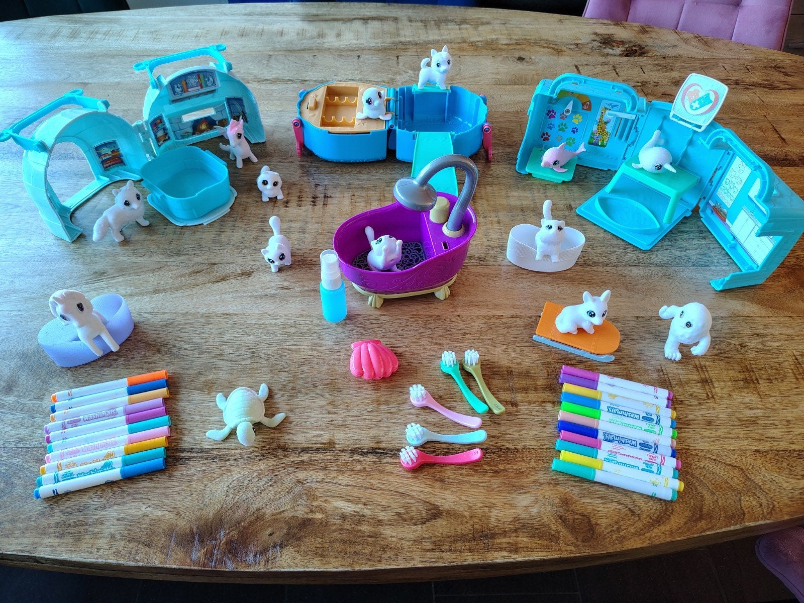 Crayola Washimals Dieren Speelset met Markers, Kinderen en Baby's, Ophalen, Jongen of Meisje