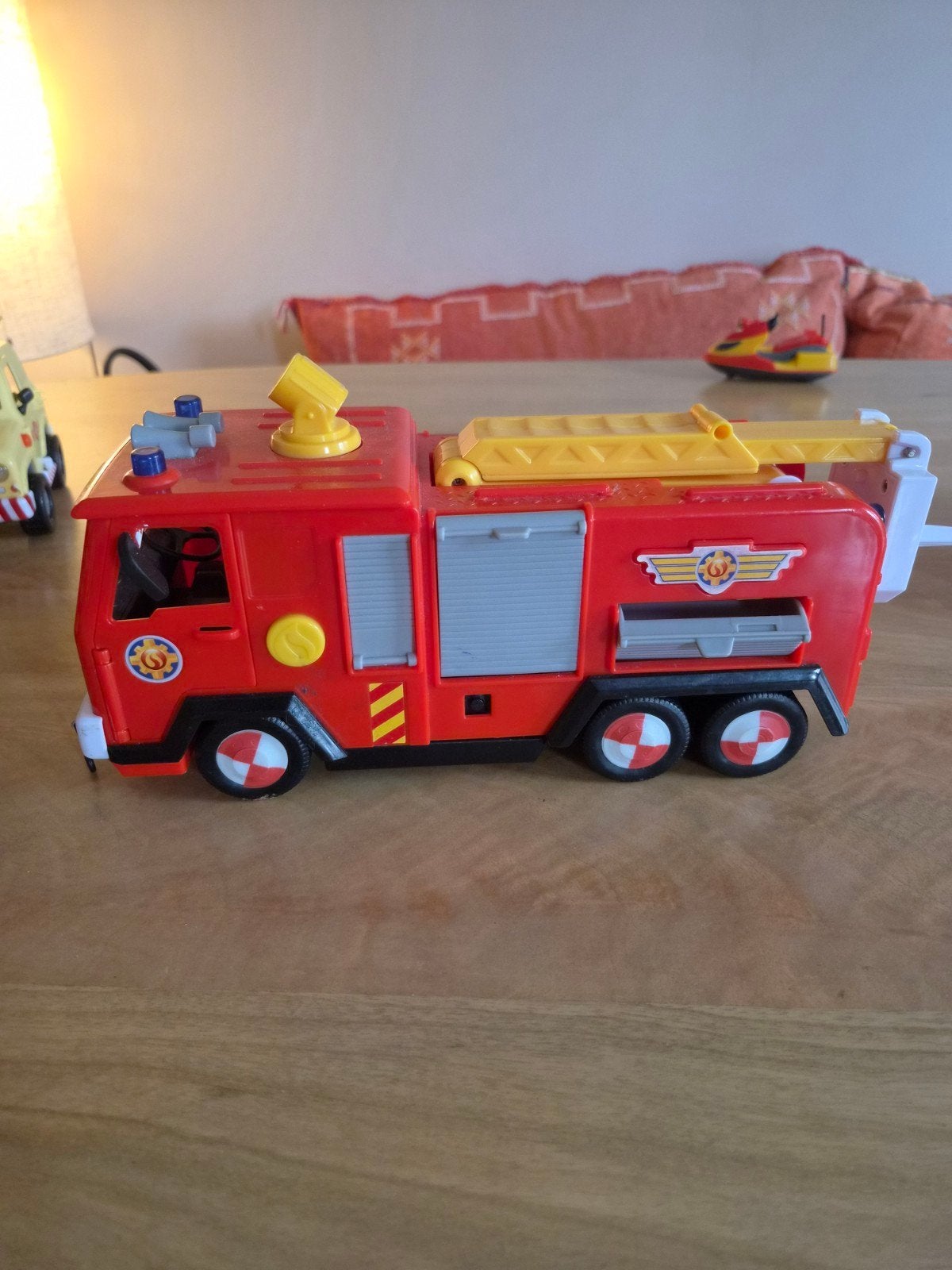 Brandweerwagen speelgoed - Sam de Brandweerman, Kinderen en Baby's, Ophalen of Verzenden, Gebruikt