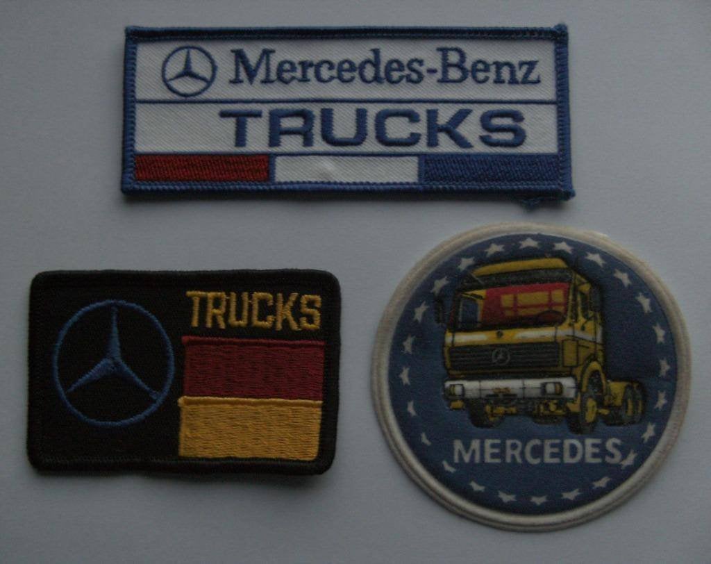 Mercedes Trucks patch badge opnaai embleem, Verzamelen, Ophalen of Verzenden, Nieuw, Auto's