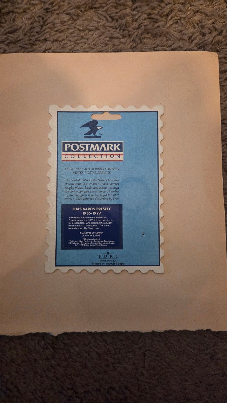 Elvis Presley Postzegel Collectie - Postmark Collection, Ophalen of Verzenden, Onbeschreven, Rest van de wereld