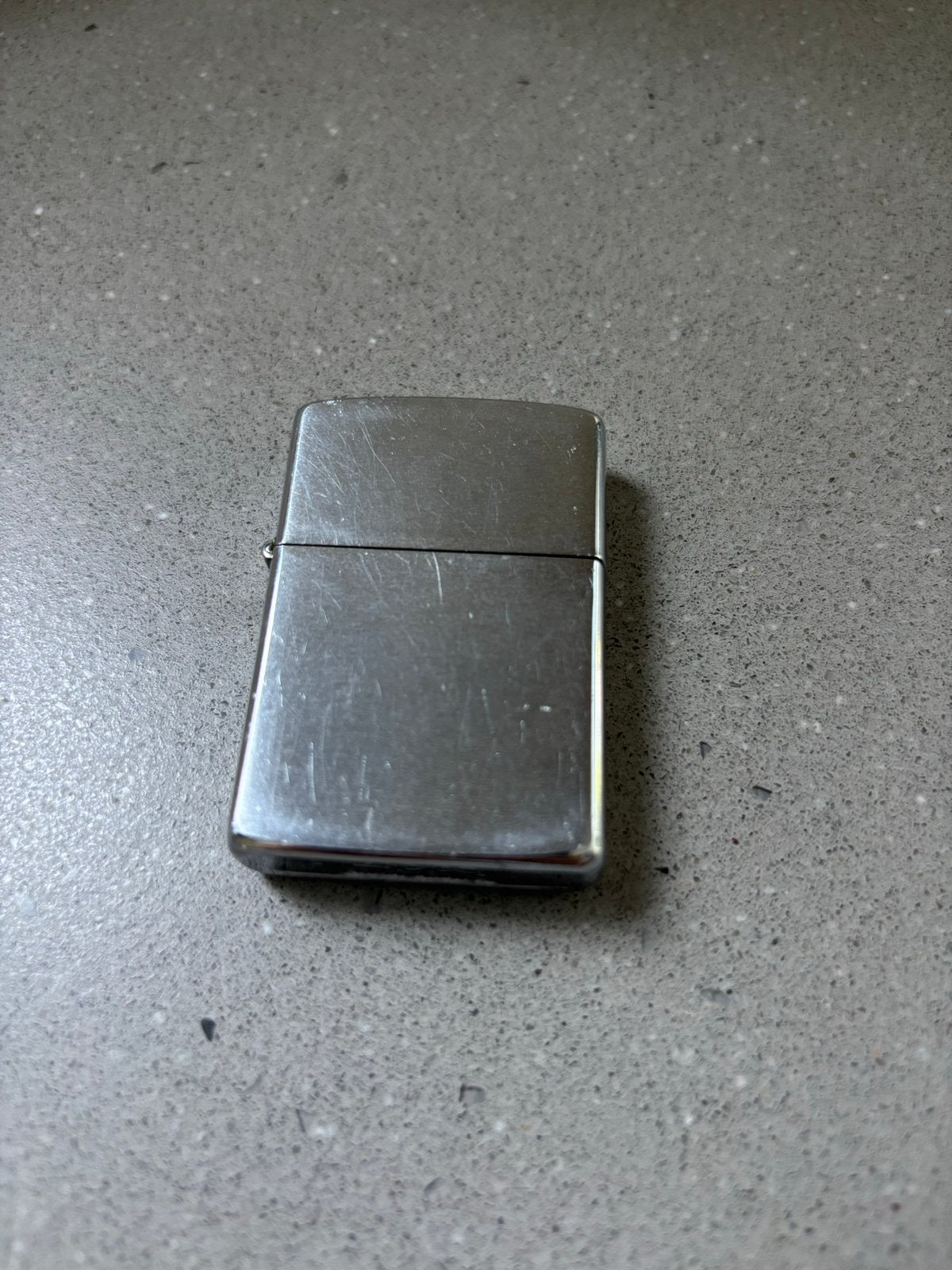 Zippo Brushed Chrome – Maart 1988, Ophalen of Verzenden, Gebruikt, Aansteker