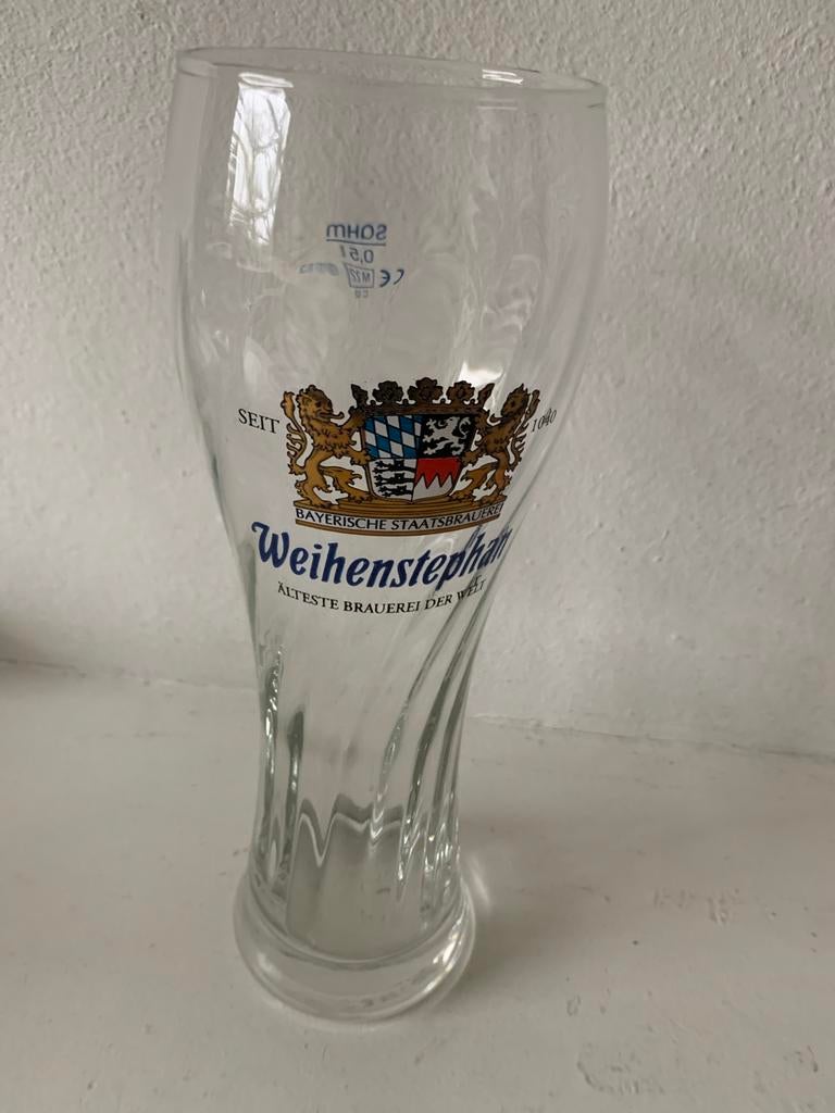 Weihenstephan Bierglas - Origineel, Ophalen of Verzenden, Zo goed als nieuw, Glas of Glazen, Overige merken