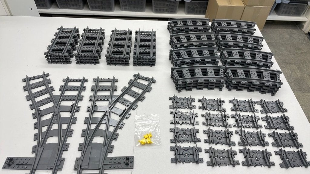 SB1950 Lego trein R.C. rails set, Ophalen of Verzenden, Zo goed als nieuw