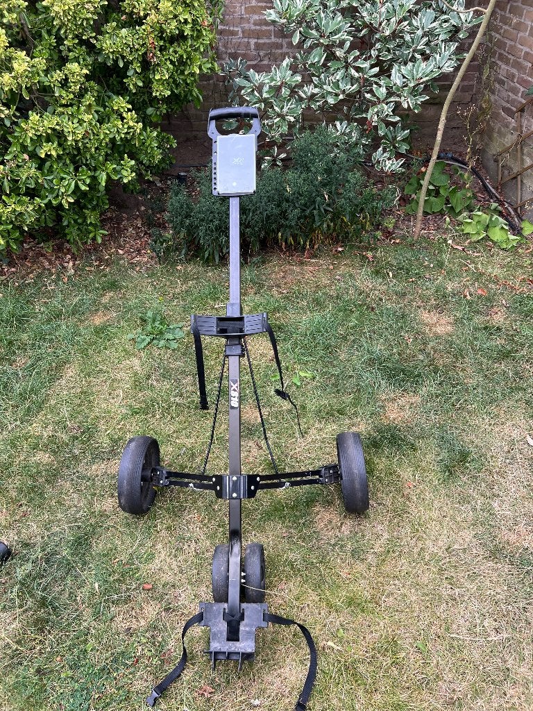 Golftrolley, Sport en Fitness, Golf, Ophalen, Gebruikt, Golfkar, Overige merken