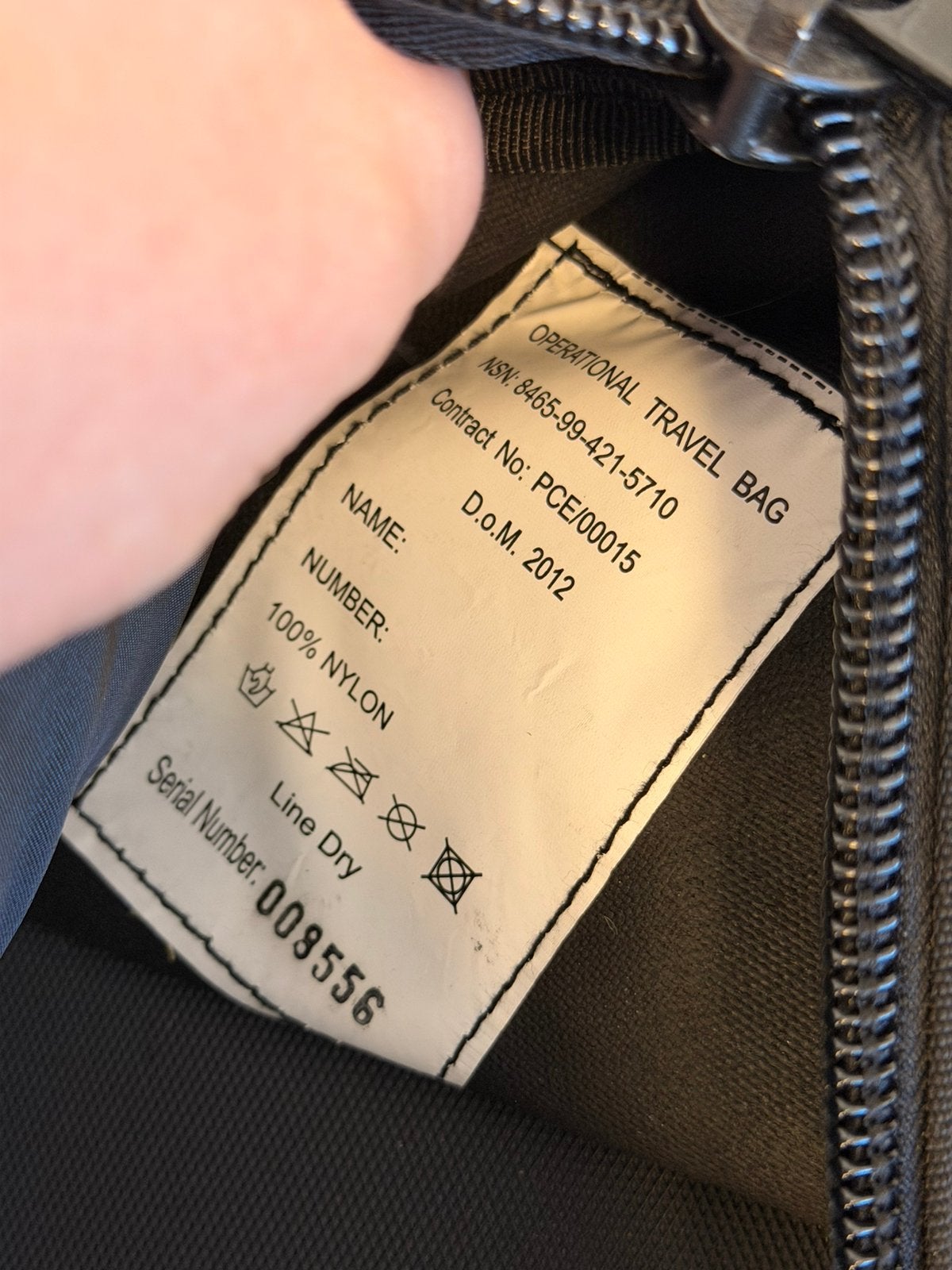 Britse Army Leger 100 LITER Deployment Bag Reistas Zwart XL, 30 cm of meer, Zwart, Zo goed als nieuw, H