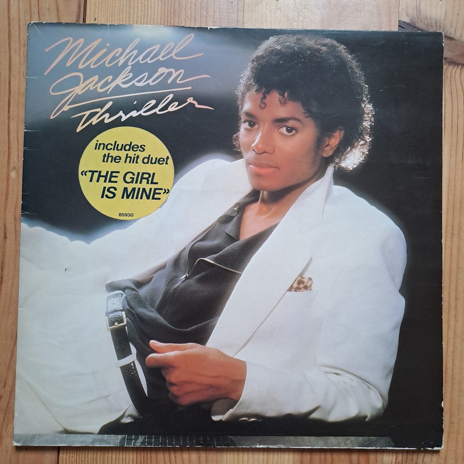 Thriller - Micheal Jackson - Originele Nederlandse persing, Gebruikt, Originele persing, 1980 - 1989, Ophalen of Verzenden