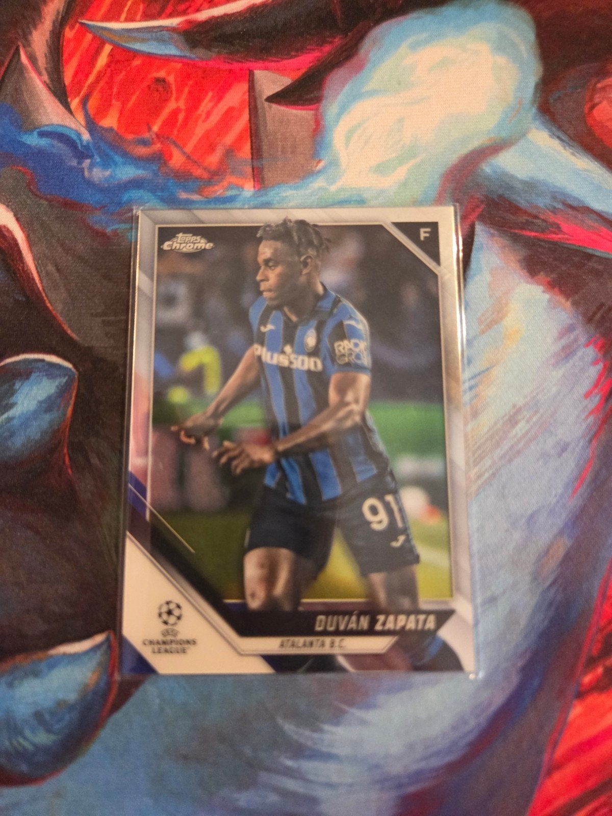 Duvan Zapata Topps Chrome Champions League Kaart, Ophalen of Verzenden