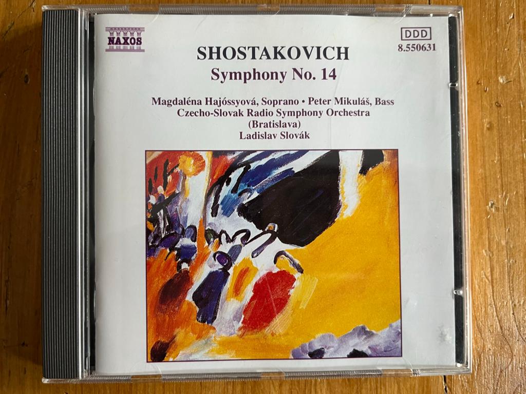 Shostakovich: Symfonie nr. 14 - Naxos CD, Cd's en Dvd's, Cd's | Klassiek, Gebruikt, Orkest of Ballet, Modernisme tot heden, Ophalen of Verzenden
