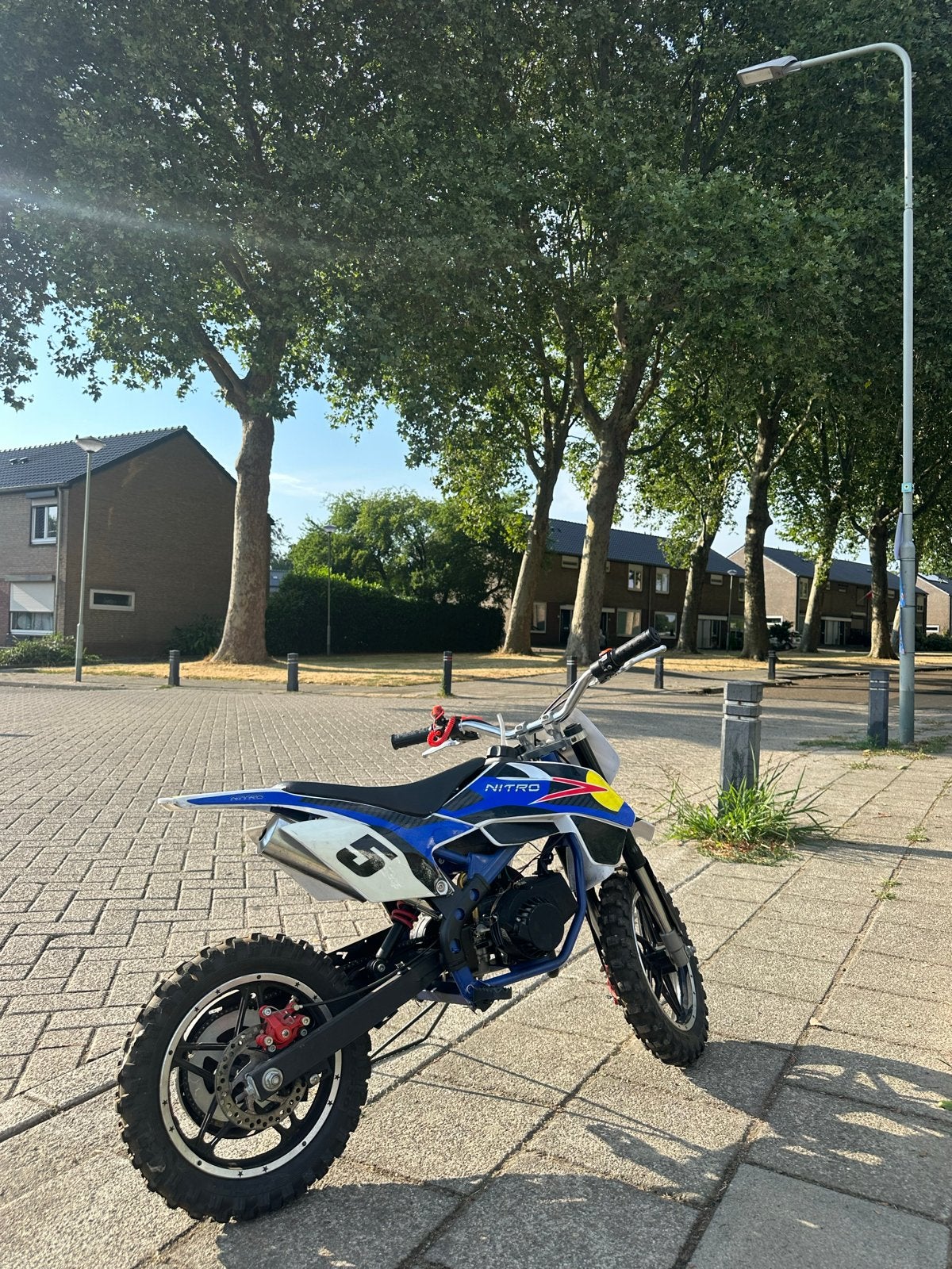 Nitro Pitbike - Zo goed als nieuw, Fietsen en Brommers, Minibikes, Midibikes en Pitbikes, Ophalen of Verzenden, Zo goed als nieuw
