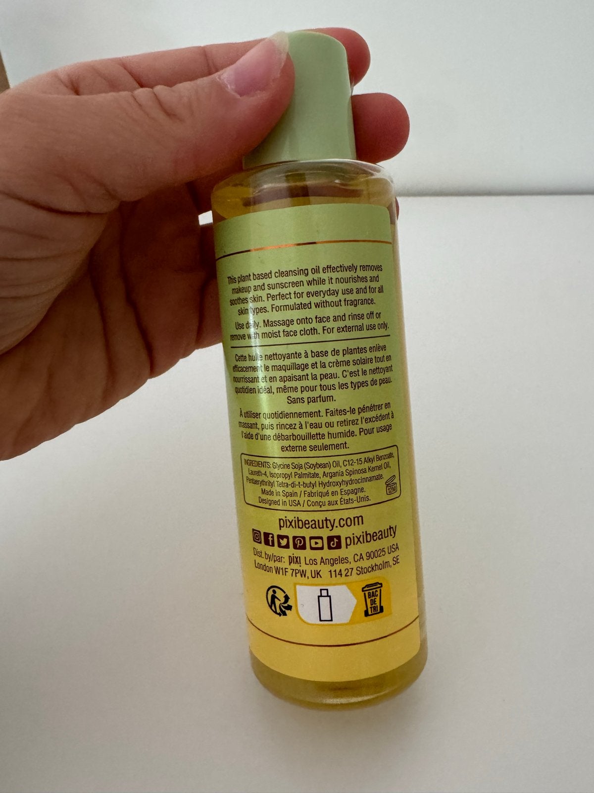 Pixi Skintreats EOD Cleansing Oil - 150ml, Ophalen of Verzenden, Nieuw, Gehele gezicht, Reiniging