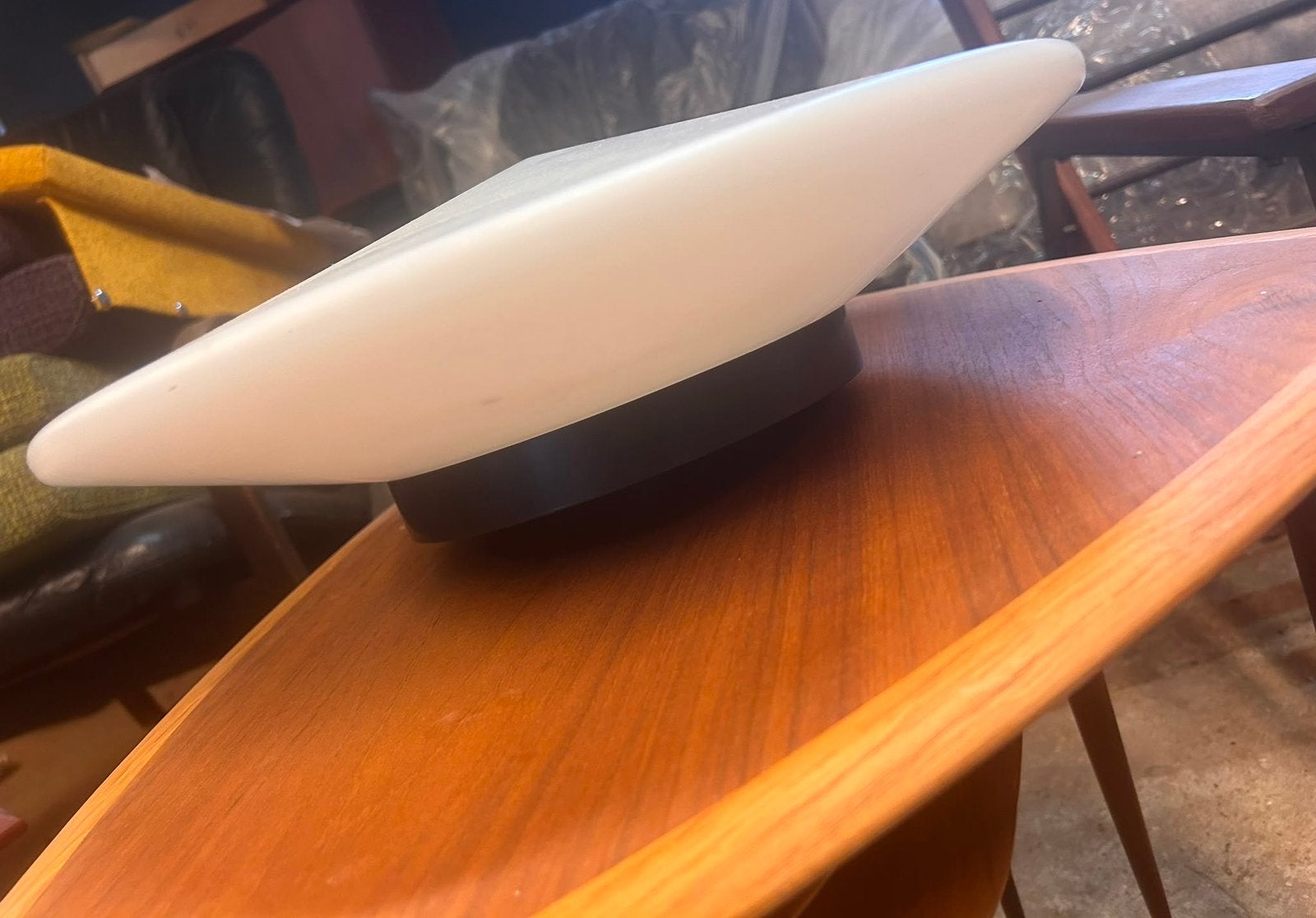 Vintage RAAK Amsterdam Discus B-1412 – jaren ’60/’70, Huis en Inrichting, Ophalen of Verzenden, Gebruikt, Glas