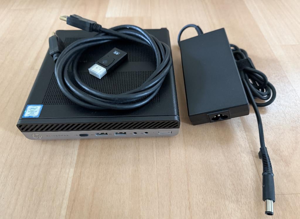 HP Elitedesk 800 G4 | i7-8700 | 2x8Gb | 756Gb SSD | WiFi+BT, Ophalen of Verzenden, Zo goed als nieuw