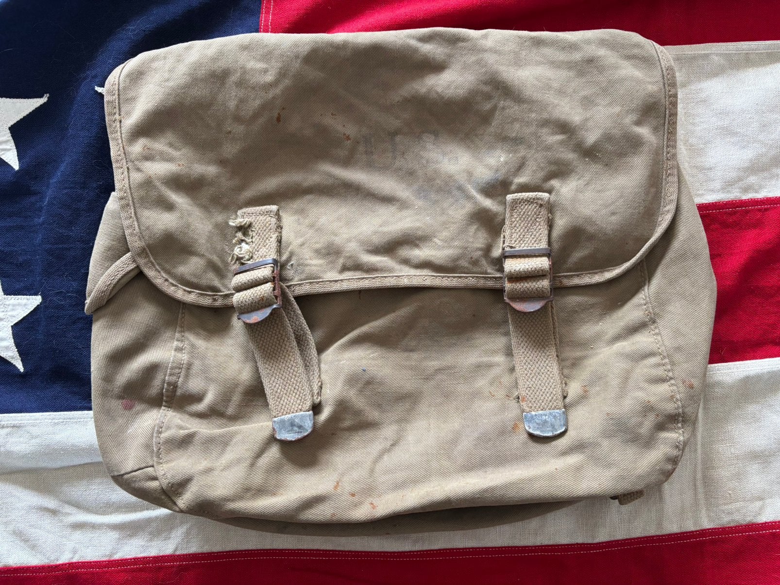 US WW2 musette bag ‘42, Ophalen of Verzenden, Amerika