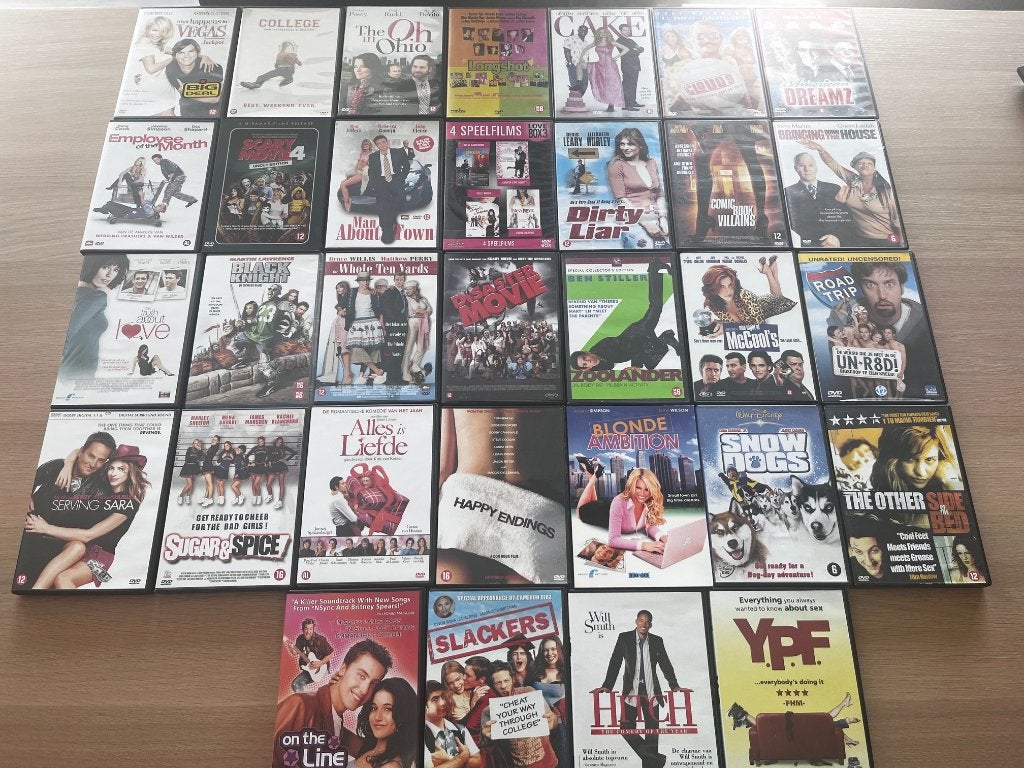 30x DVD Humor en Komedie - Nette Staat en Origineel, Alle leeftijden, Ophalen of Verzenden, Zo goed als nieuw, Actiekomedie