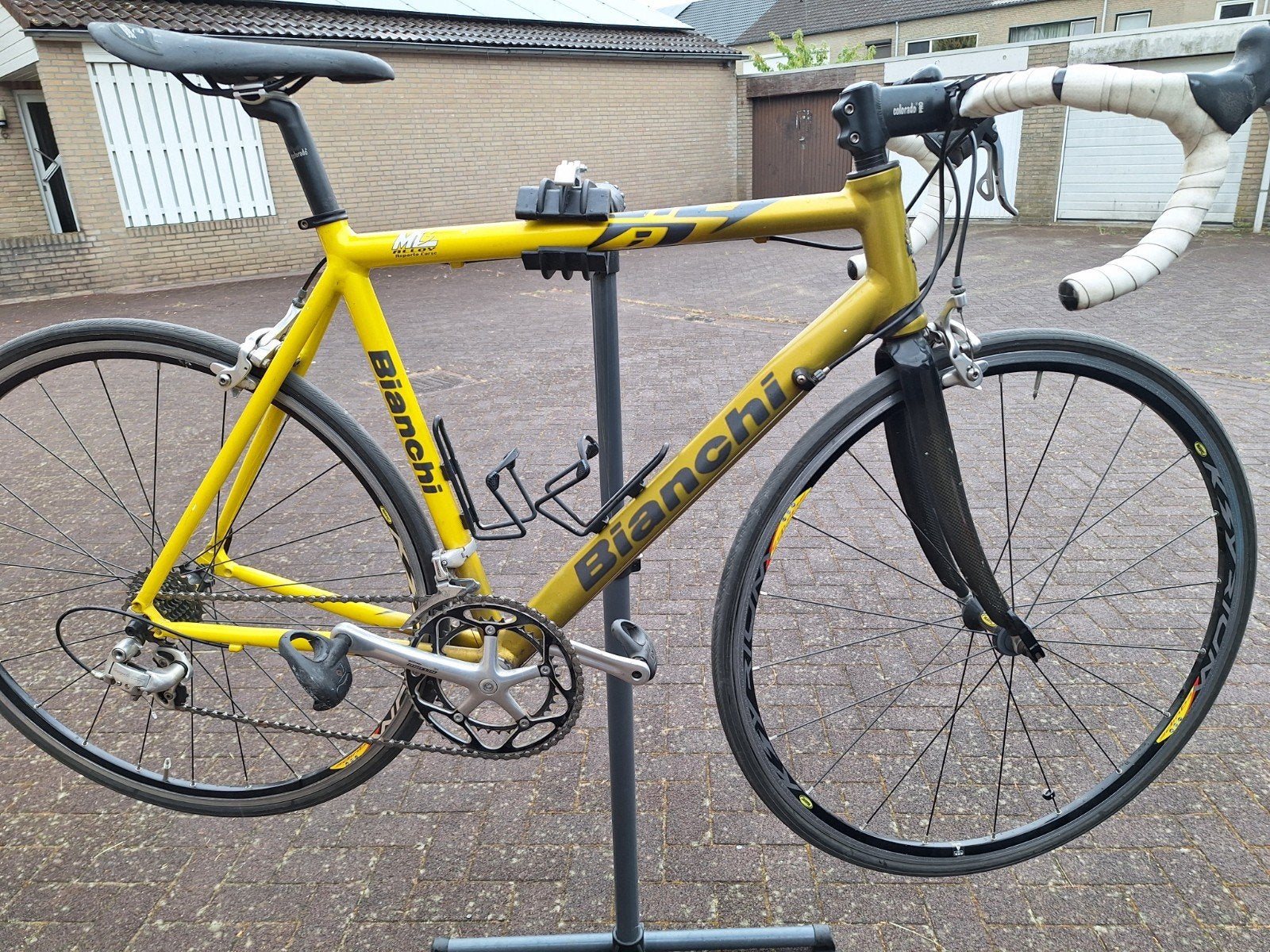 Bianchi racefiets, frame 54, volledig Campagnolo, 53 tot 57 cm, Ophalen, Zo goed als nieuw, Overige merken
