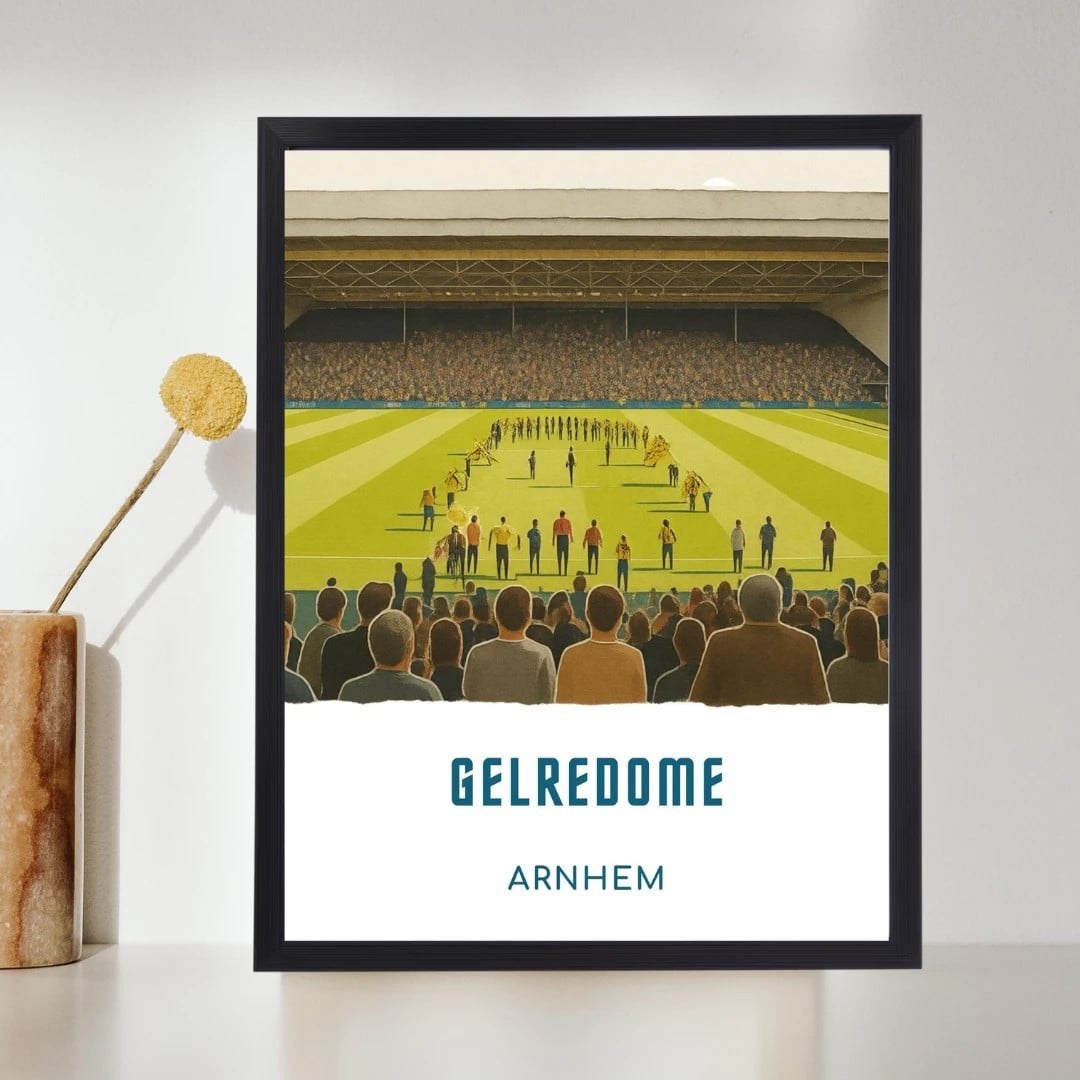 A4-poster GelreDome, thuisbasis van Vitesse, Ophalen of Verzenden